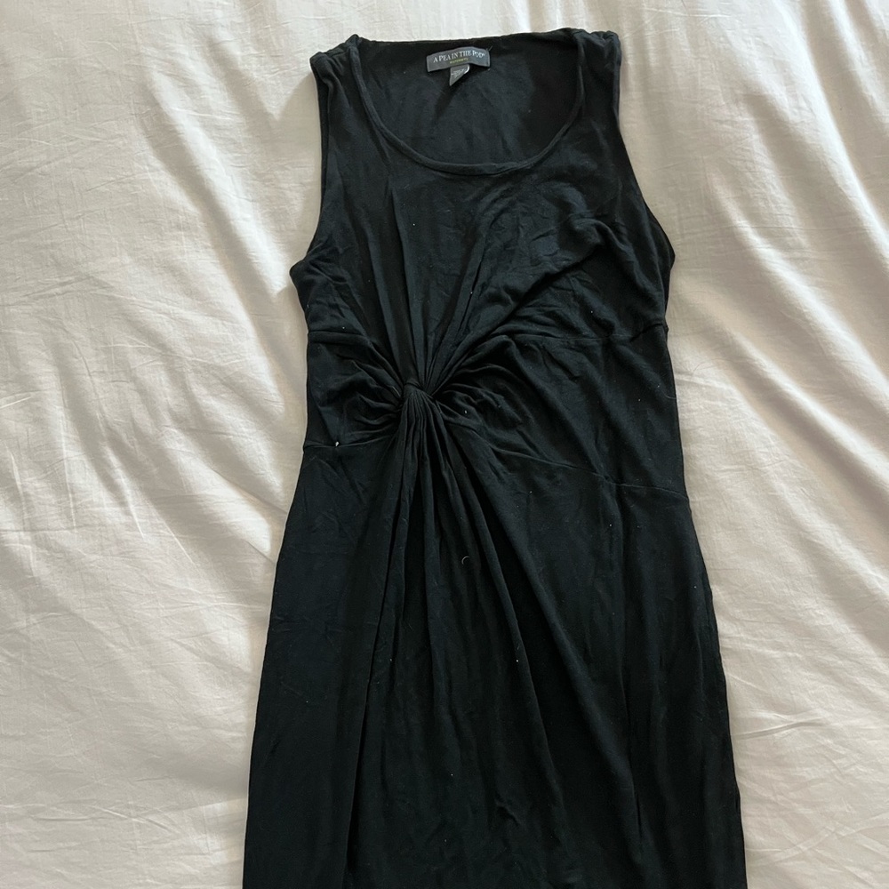 Pea in the pod black Jersey dress